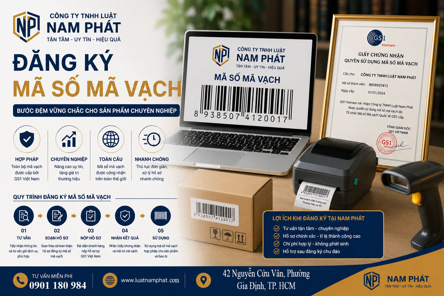 Thủ tục đăng ký mã số mã vạch 13 Thủ Tục Đăng Ký Mã Số Mã Vạch