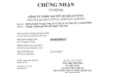 Thủ Tục Đăng Ký, Cấp Giấy Chứng Nhận Quyền Sử Dụng Mã Số, Mã Vạch 19 dang ky ma vach